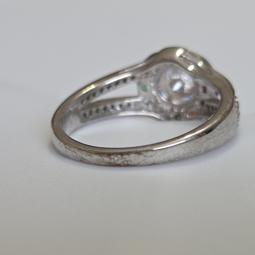 RARE✨️Rainbow 🌈 Spectrum Ring - Size 8 LGBTQ2+Pride Multicolour Charmed Aroma - Picture 7 of 14